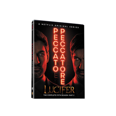 La boîte faite sur commande de DVD place le film de l'Amérique la série complète Lucifer Season 5 cinq 4Disc fournisseur