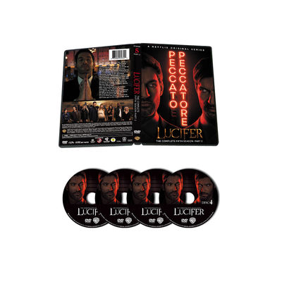 La boîte faite sur commande de DVD place le film de l'Amérique la série complète Lucifer Season 5 cinq 4Disc fournisseur
