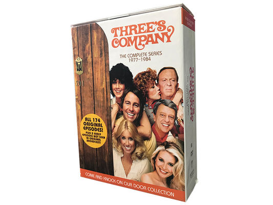 La boîte faite sur commande de DVD place le film de l'Amérique Complete SeriesTHREE S COMPANY fournisseur