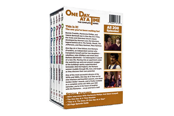 La boîte faite sur commande de DVD place le film de l'Amérique la série complète un jour à la fois la série complète fournisseur
