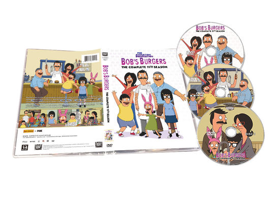 La boîte faite sur commande de DVD place le film de l'Amérique que les hamburgers de Bob de série complète assaisonnent 11 fournisseur