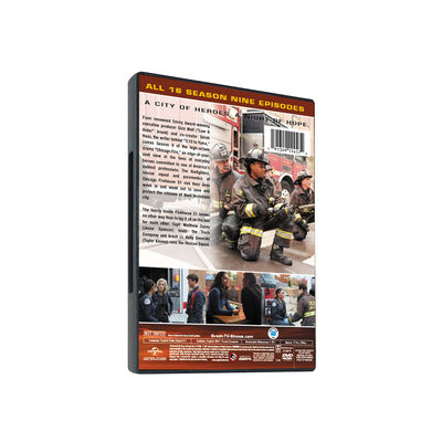 La boîte faite sur commande de DVD place le film de l'Amérique le feu Season9 de Chicago de série complète fournisseur