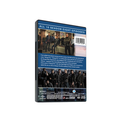 La boîte faite sur commande de DVD place le film de l'Amérique la série complète Chicago P.D. Season 8 fournisseur
