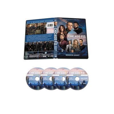 La boîte faite sur commande de DVD place le film de l'Amérique la série complète Chicago P.D. Season 8 fournisseur