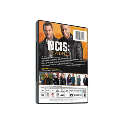 La boîte faite sur commande de DVD place le film de l'Amérique la saison 12 de la série complète NCIS Los Angeles fournisseur