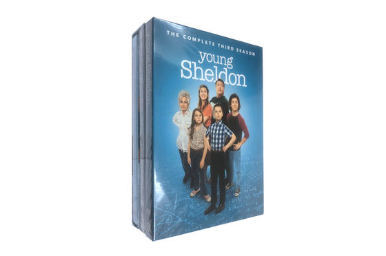 La boîte faite sur commande de DVD place le film de l'Amérique la jeune saison de sheldon de série complète fournisseur