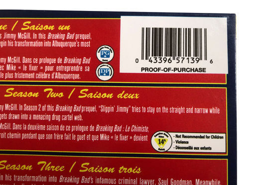 La boîte faite sur commande de DVD place le film de l'Amérique que les séries complètes améliorent la collection de Saul Season 1-5 d'appel fournisseur