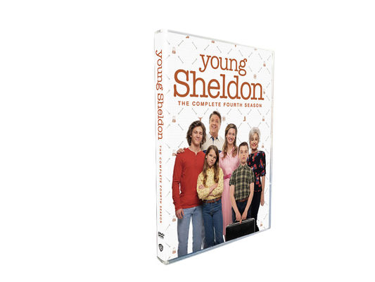 La boîte faite sur commande de DVD place le film de l'Amérique la jeune saison 4 de Sheldon de série complète fournisseur