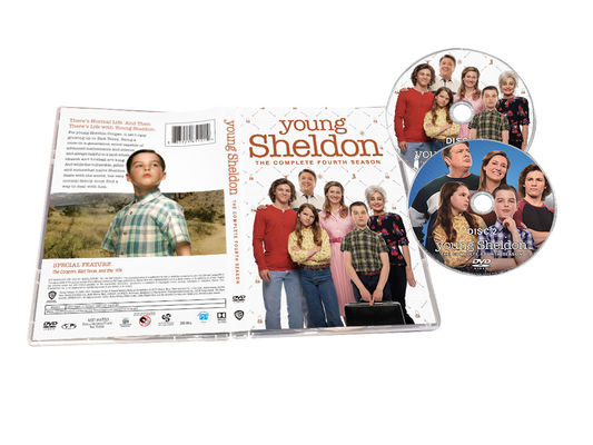 La boîte faite sur commande de DVD place le film de l'Amérique la jeune saison 4 de Sheldon de série complète fournisseur