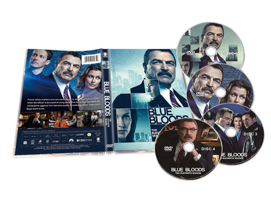 La boîte faite sur commande de DVD place le film de l'Amérique la saison 11 de SANGS BLEUS de série complète fournisseur