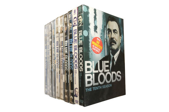 La boîte faite sur commande de DVD place le film de l'Amérique que les sangs bleus de série complète assaisonnent 1-10 fournisseur