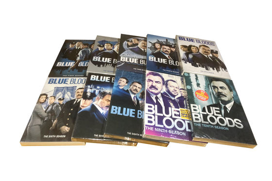 La boîte faite sur commande de DVD place le film de l'Amérique que les sangs bleus de série complète assaisonnent 1-10 fournisseur