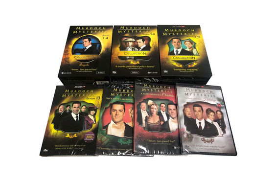 La boîte faite sur commande de DVD place le film de l'Amérique la série complète Murdoch Mysteries1-1 3+3 fournisseur