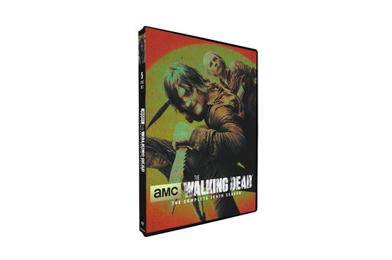 La boîte faite sur commande de DVD place le film de l'Amérique la saison 10 de The Walking Dead de série complète fournisseur