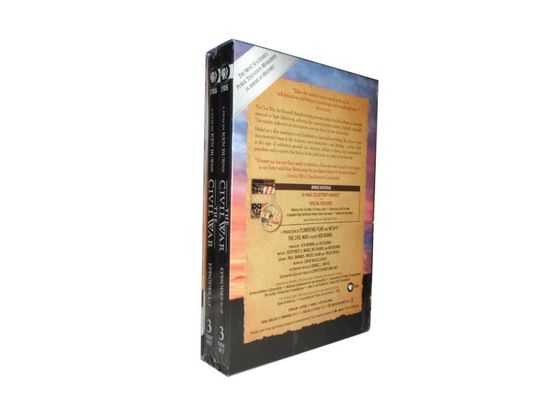 La boîte faite sur commande de DVD place le film de l'Amérique la série complète Ken Burns : La 25ème édition d'anniversaire de guerre civile fournisseur