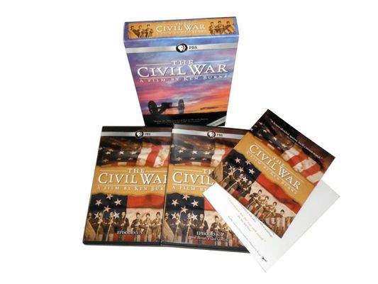 La boîte faite sur commande de DVD place le film de l'Amérique la série complète Ken Burns : La 25ème édition d'anniversaire de guerre civile fournisseur