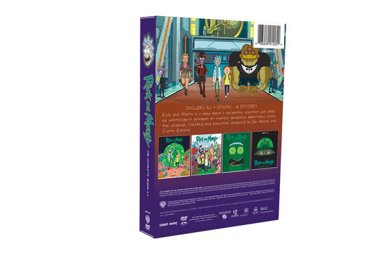 La boîte faite sur commande de DVD place le film de l'Amérique la série complète Rick et Morty Season 1-4 fournisseur