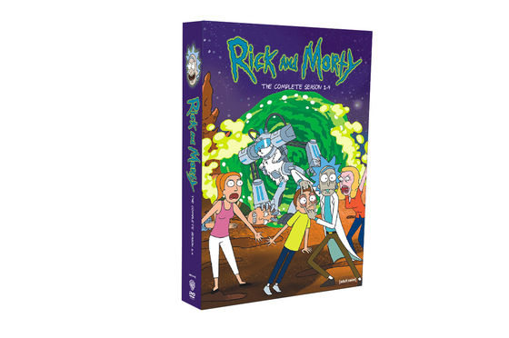 La boîte faite sur commande de DVD place le film de l'Amérique la série complète Rick et Morty Season 1-4 fournisseur