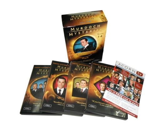 La boîte faite sur commande de DVD place le film de l'Amérique que les mystères de Murdoch de série complète assaisonnent 1-4 16DVD fournisseur