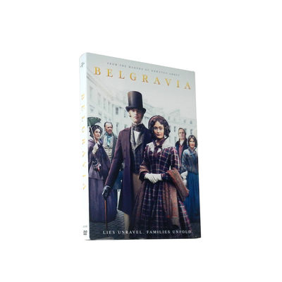 La boîte faite sur commande de DVD place le film de l'Amérique la série complète Belgravia fournisseur
