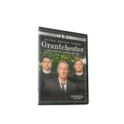 La boîte faite sur commande de DVD place le film de l'Amérique la saison 4 de Grantchester de série complète fournisseur