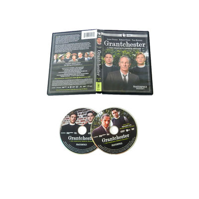 La boîte faite sur commande de DVD place le film de l'Amérique la saison 4 de Grantchester de série complète fournisseur