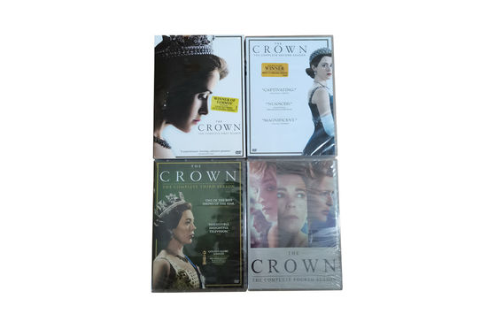 La boîte faite sur commande de DVD place le film de l'Amérique la série complète la saison 1-4 de couronne fournisseur