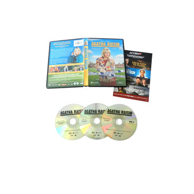 La boîte faite sur commande de DVD place le film de l'Amérique la série complète Agatha Raisin Season 1 fournisseur