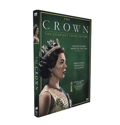 La boîte faite sur commande de DVD place le film de l'Amérique la série complète la saison 3 de couronne fournisseur