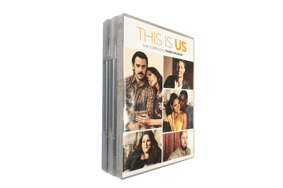 La boîte faite sur commande de DVD place le film de l'Amérique la série complète que c'est nous la saison 1-3 fournisseur