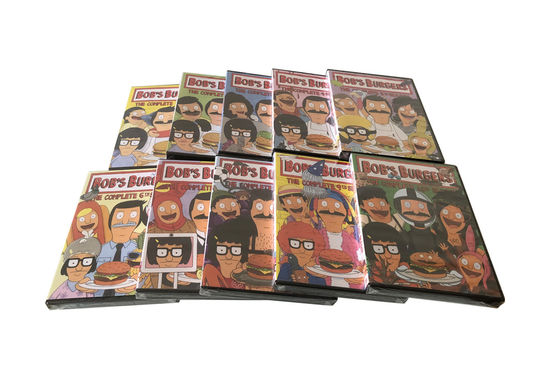 La boîte faite sur commande de DVD place le film de l'Amérique que les hamburgers de Bob de série complète assaisonnent 1-10 fournisseur