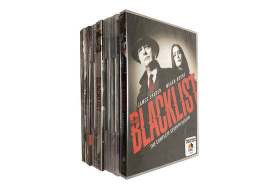 La boîte faite sur commande de DVD place le film de l'Amérique la série complète la saison 1-7 de liste noire fournisseur