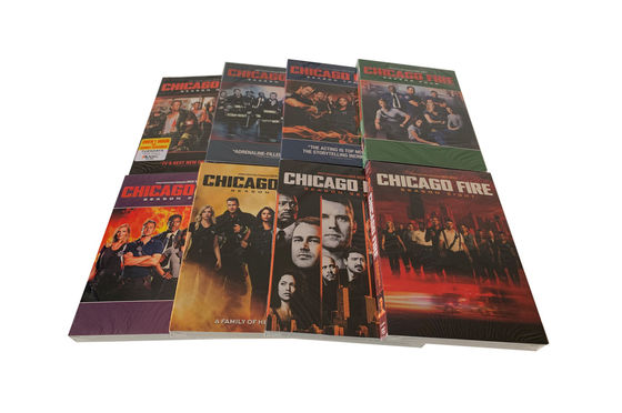 La boîte faite sur commande de DVD place le film de l'Amérique la saison 1-8 du feu de Chicago de série complète fournisseur