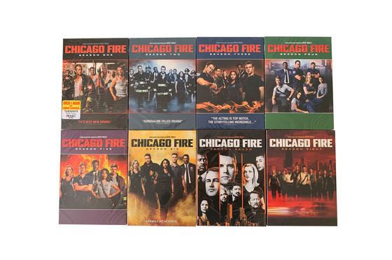 La boîte faite sur commande de DVD place le film de l'Amérique la saison 1-8 du feu de Chicago de série complète fournisseur