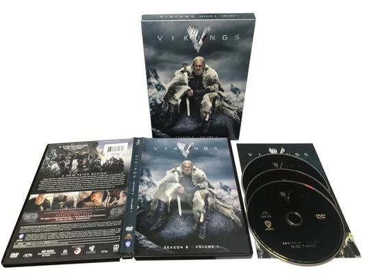 La boîte faite sur commande de DVD place le film de l'Amérique la saison 6 de Vikings de série complète fournisseur