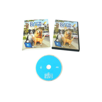 La boîte faite sur commande de DVD place le film de l'Amérique les chats de série complète et les chiens 3 pattes unissent ! fournisseur