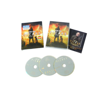La boîte faite sur commande de DVD place le film de l'Amérique la saison 1 de Picard de Star Trek de série complète fournisseur