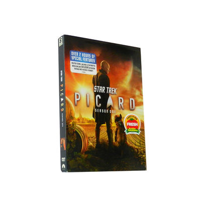 La boîte faite sur commande de DVD place le film de l'Amérique la saison 1 de Picard de Star Trek de série complète fournisseur