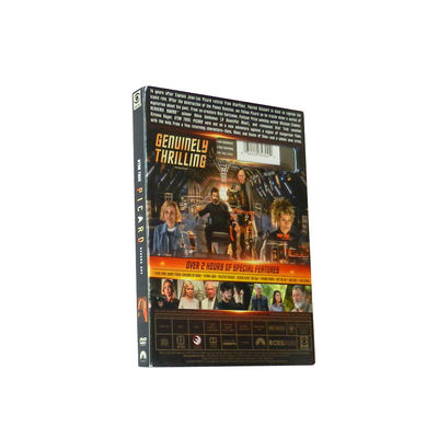 La boîte faite sur commande de DVD place le film de l'Amérique la saison 1 de Picard de Star Trek de série complète fournisseur