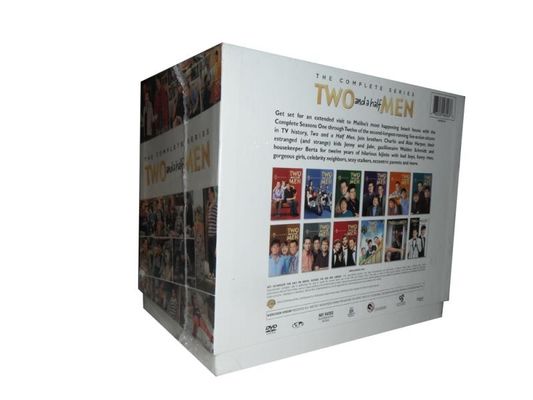 La boîte faite sur commande de DVD place le film de l'Amérique la série complète 2 et demi hommes fournisseur