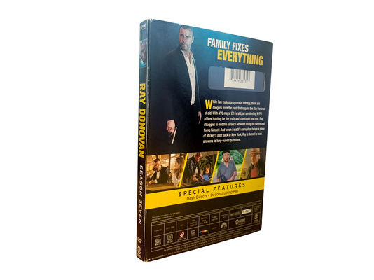 La boîte faite sur commande de DVD place le film de l'Amérique la série complète Ray Donovan Season 7 fournisseur