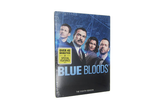 La boîte faite sur commande de DVD place le film de l'Amérique que les sangs bleus de série complète assaisonnent 8 fournisseur