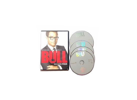 La boîte faite sur commande de DVD place le film de l'Amérique la série complète Taureau Season4 fournisseur