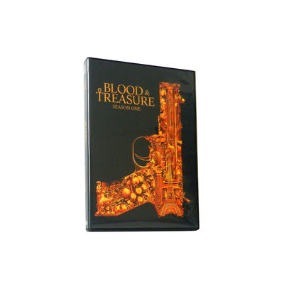 La boîte faite sur commande de DVD place le film de l'Amérique le sang de série complète et la saison 1 de trésor fournisseur