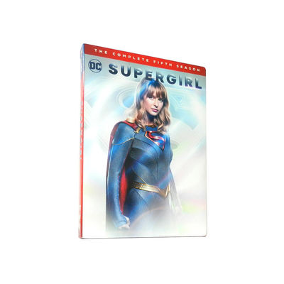 La boîte faite sur commande de DVD place le film de l'Amérique la saison 5 de Supergirl de série complète fournisseur