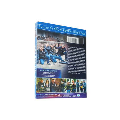 La boîte faite sur commande de DVD place le film de l'Amérique la série complète Chicago P.D. Season 7 fournisseur