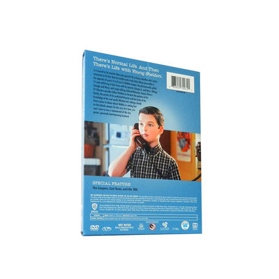 La boîte faite sur commande de DVD place le film de l'Amérique la jeune saison 3 de Sheldon de série complète fournisseur