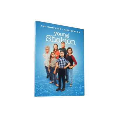 La boîte faite sur commande de DVD place le film de l'Amérique la jeune saison 3 de Sheldon de série complète fournisseur