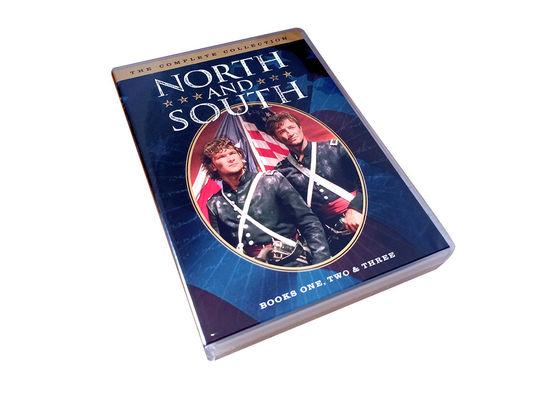 La boîte faite sur commande de DVD place le film de l'Amérique le 1-3 du nord de série et du sud complet fournisseur
