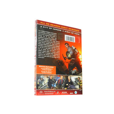 La boîte faite sur commande de DVD place le film de l'Amérique la saison 8 du feu de Chicago de série complète fournisseur